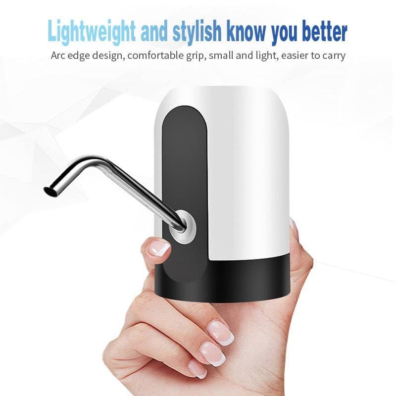 Optimize product title: USB Rechargeable Automatic Electric Water Dispenser Pump - One Click Auto Switch, Bottle Pump for Drinking Water