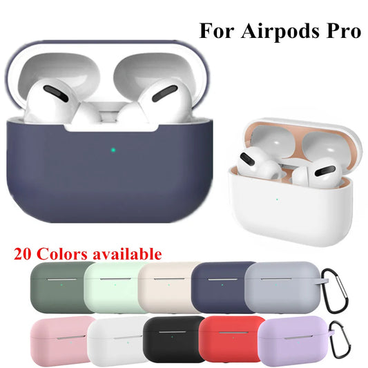 Premium Silicone Cover Case for Apple AirPods Pro - Enhanced Protection and Style for AirPods Pro Earphone Accessories